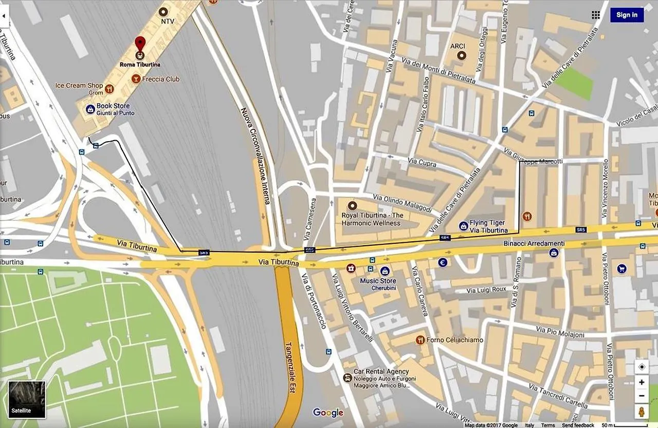 Dreamsrome Suites location